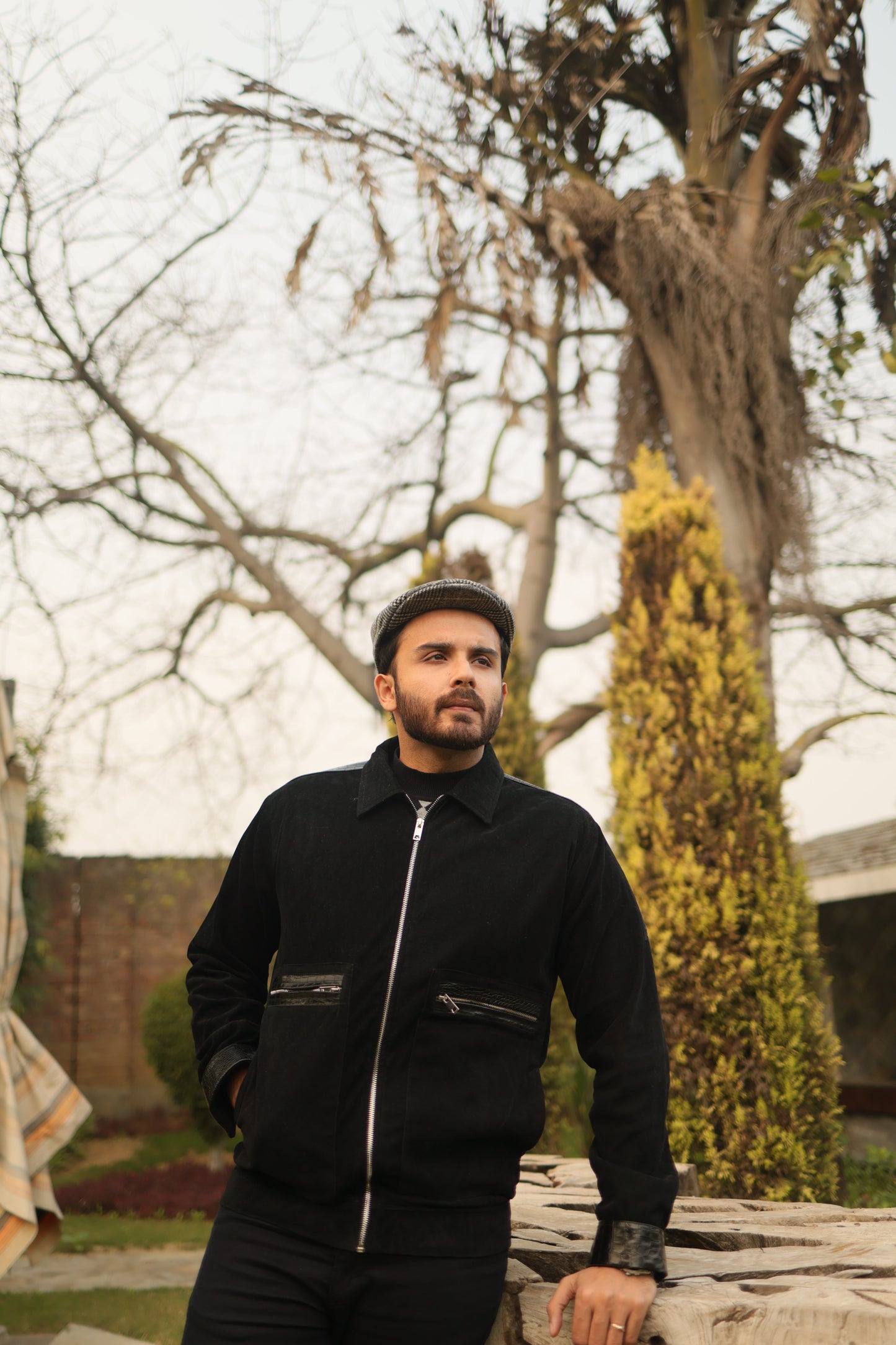 Raven Black Suede Jacket