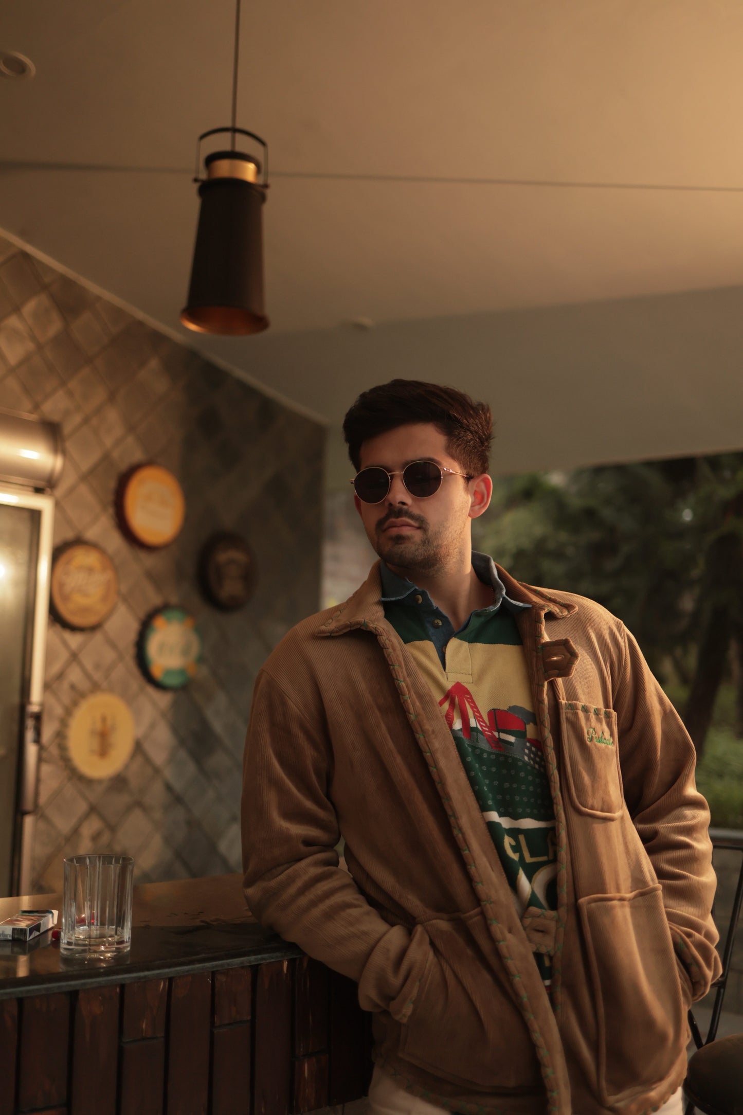 Soft Corduroy Brown Shacket