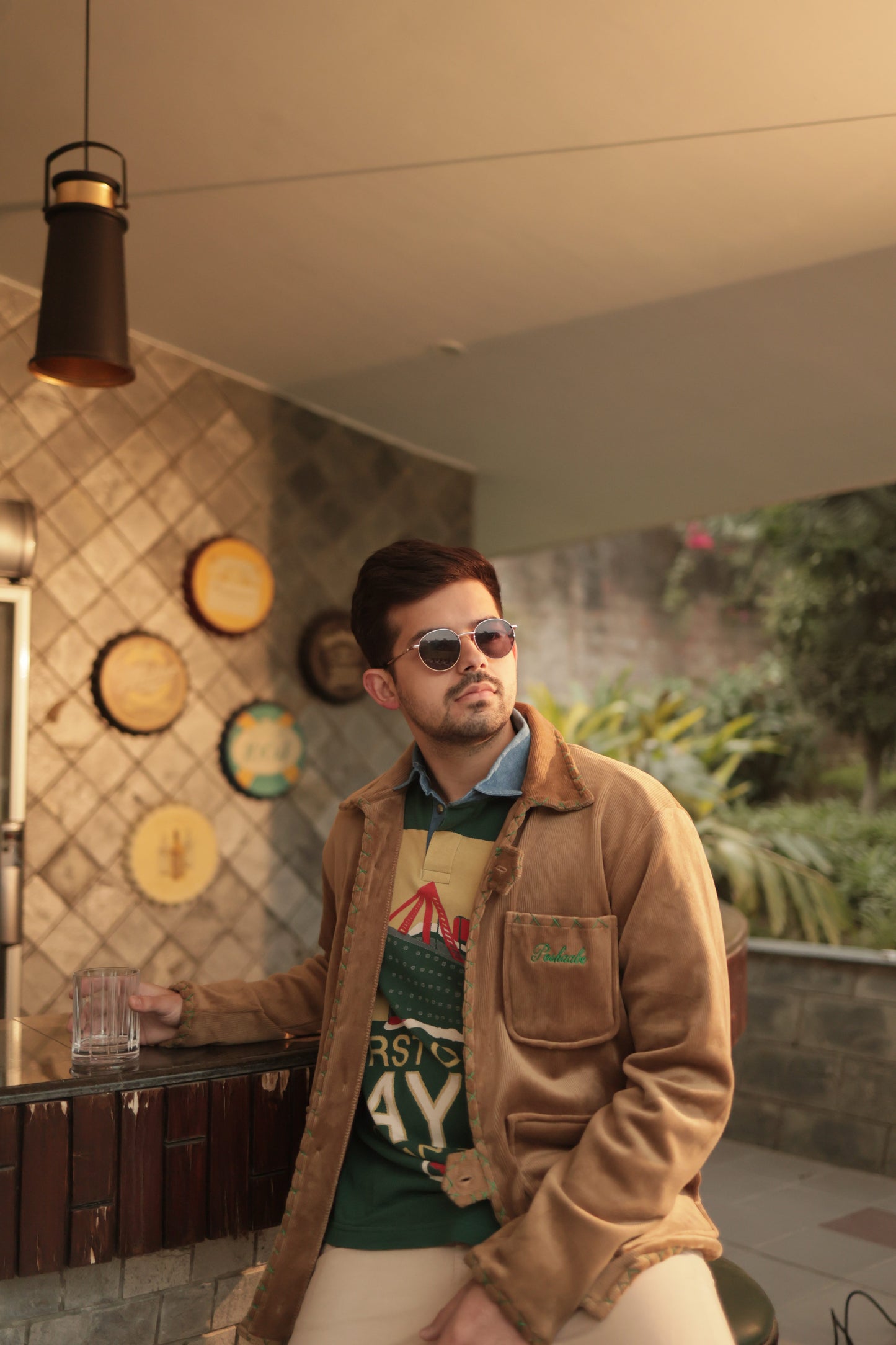 Soft Corduroy Brown Shacket