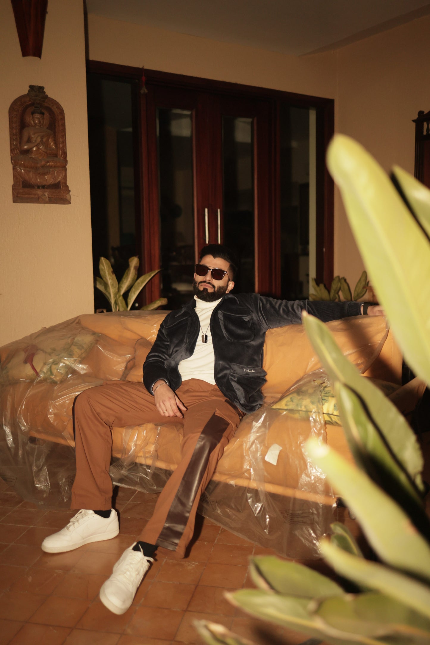 Navy Blue Cargo Shacket