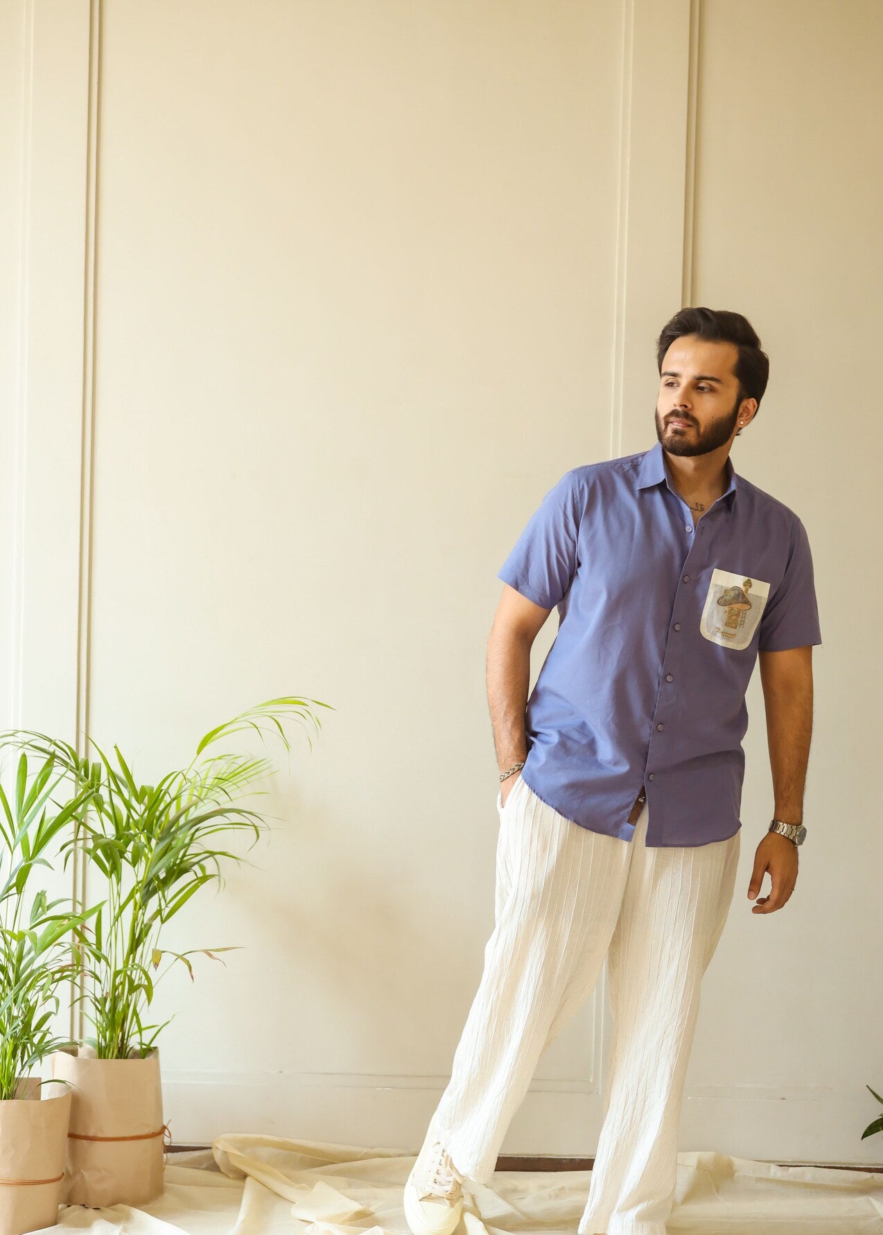 Blue Shiitake Cord Set