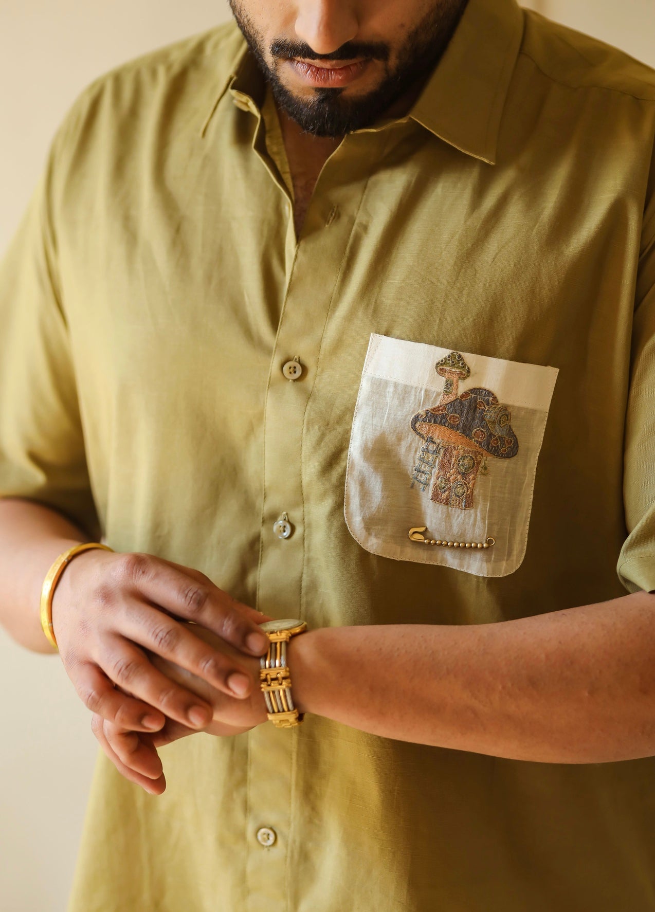 Green Shiitake Cord Set