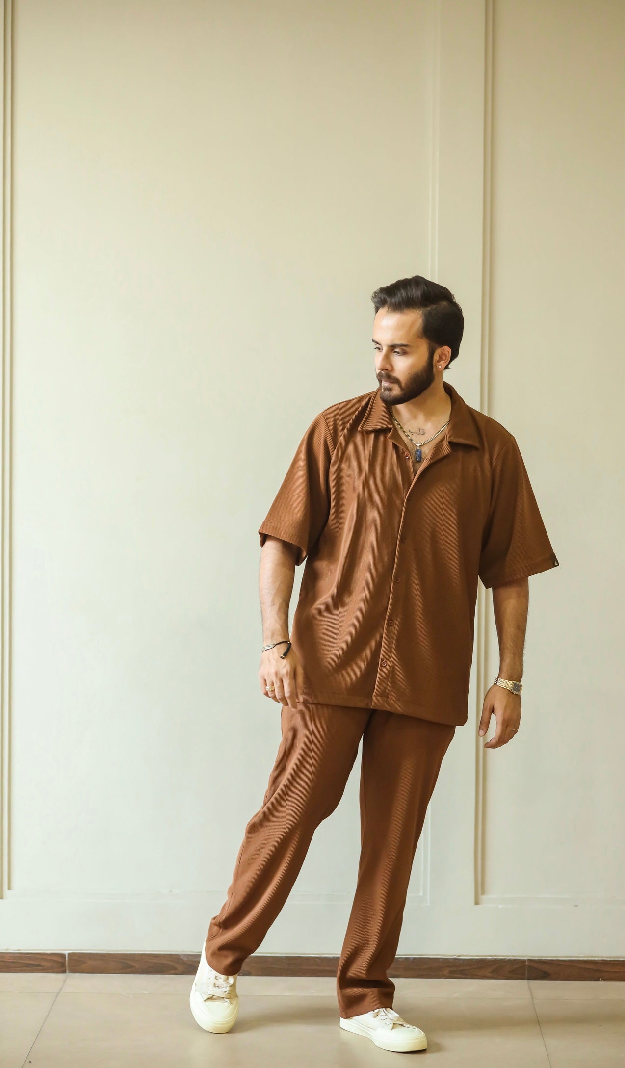 Espresso Brown Cord Set