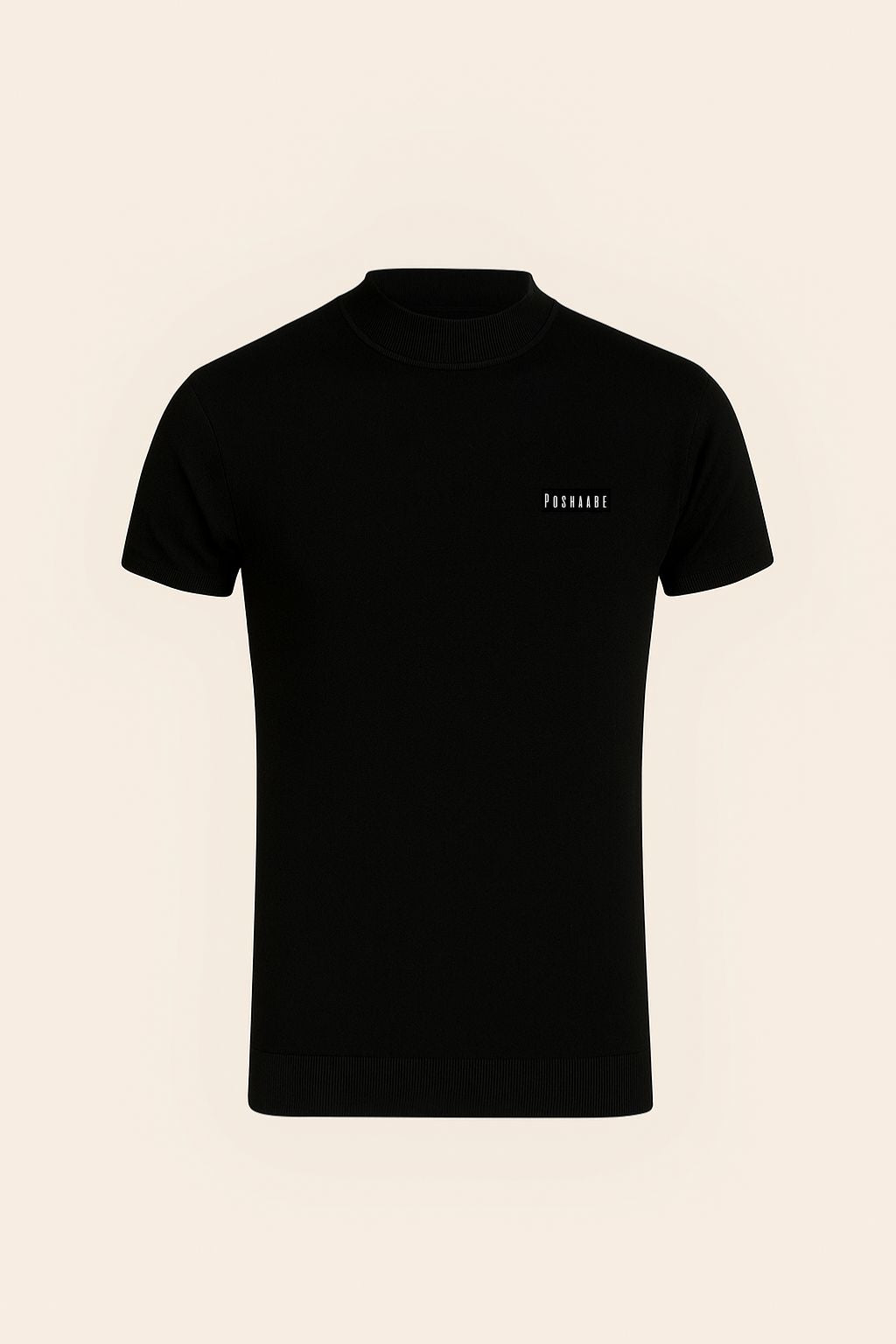 Coal Black T-Neck