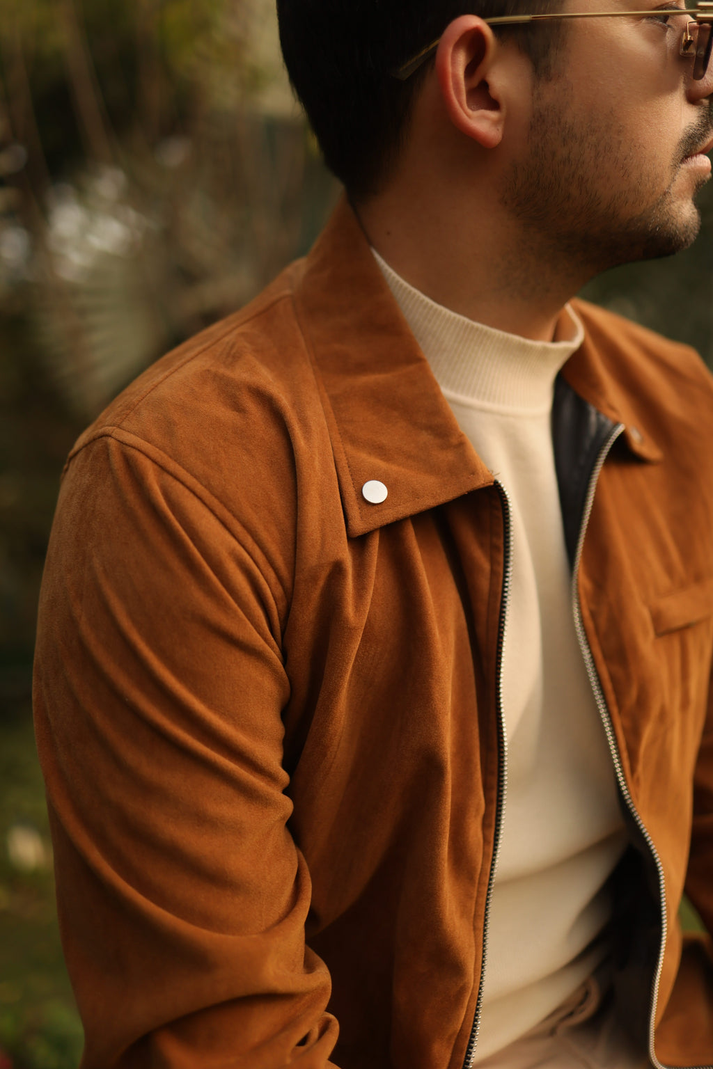 Khakhi Suede Jacket