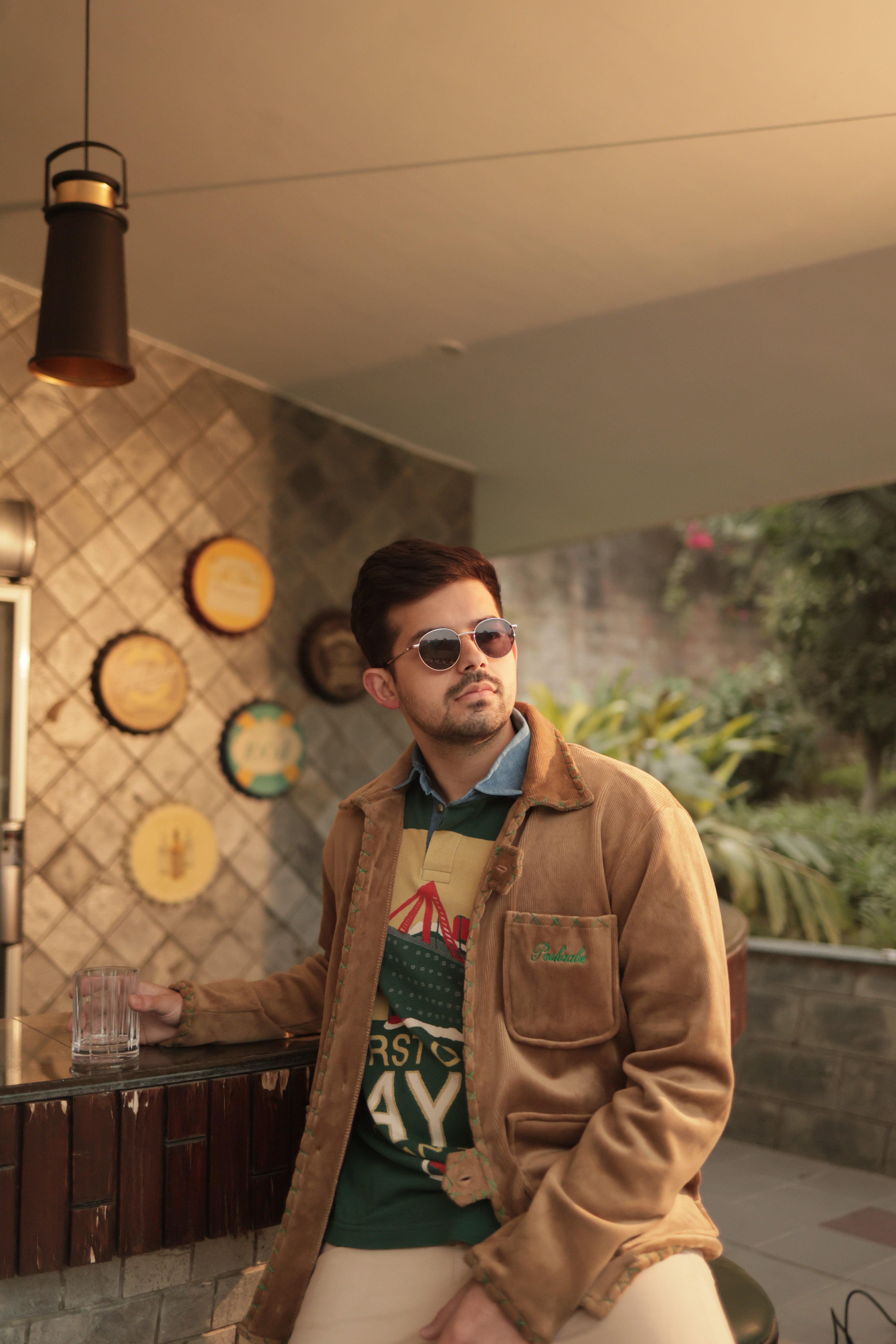 Soft Corduroy Brown Shacket