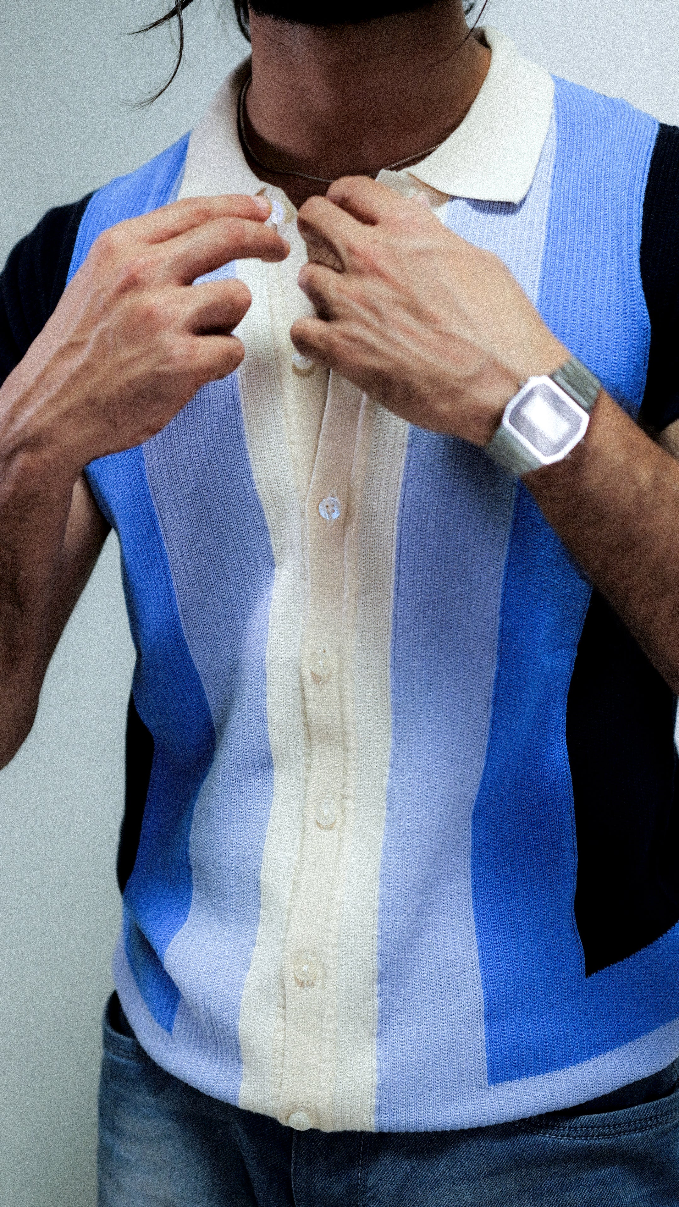 Blue Trio Polo Shirt