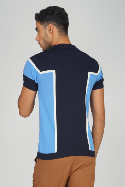 Navy Azure Polo