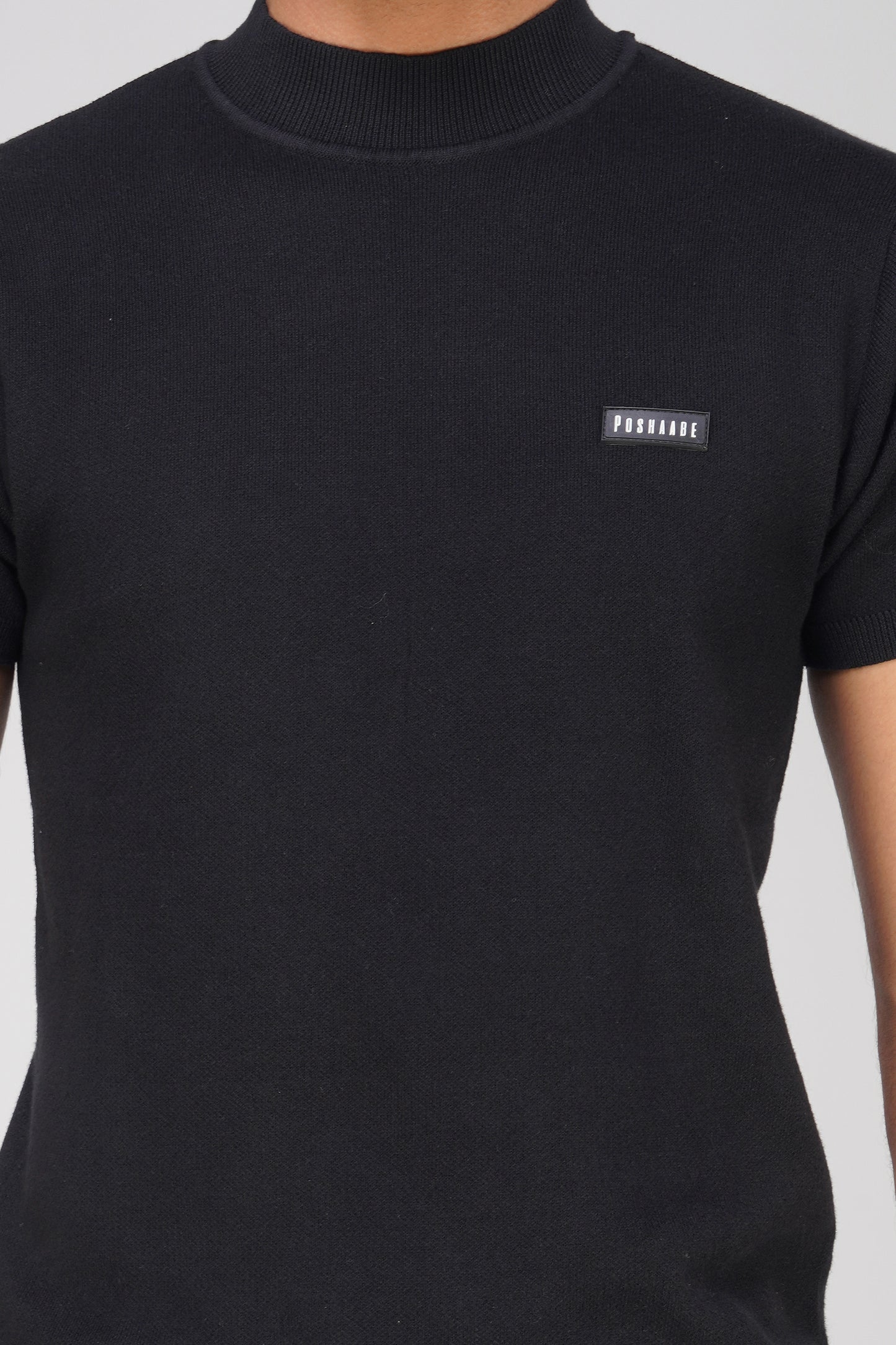 Coal Black T-Neck