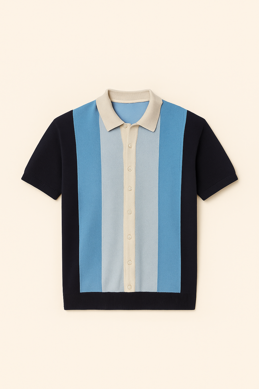 Blue Trio Polo Shirt