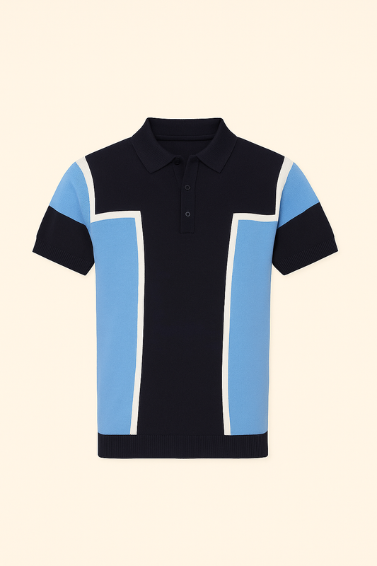 Navy Azure Polo