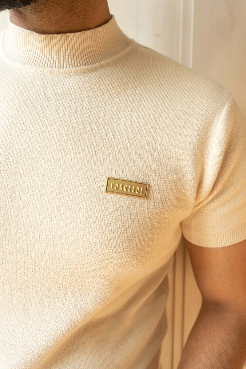 Cream White T-Neck