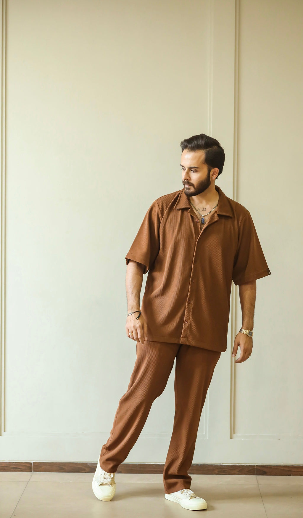 Espresso Brown Cord Set
