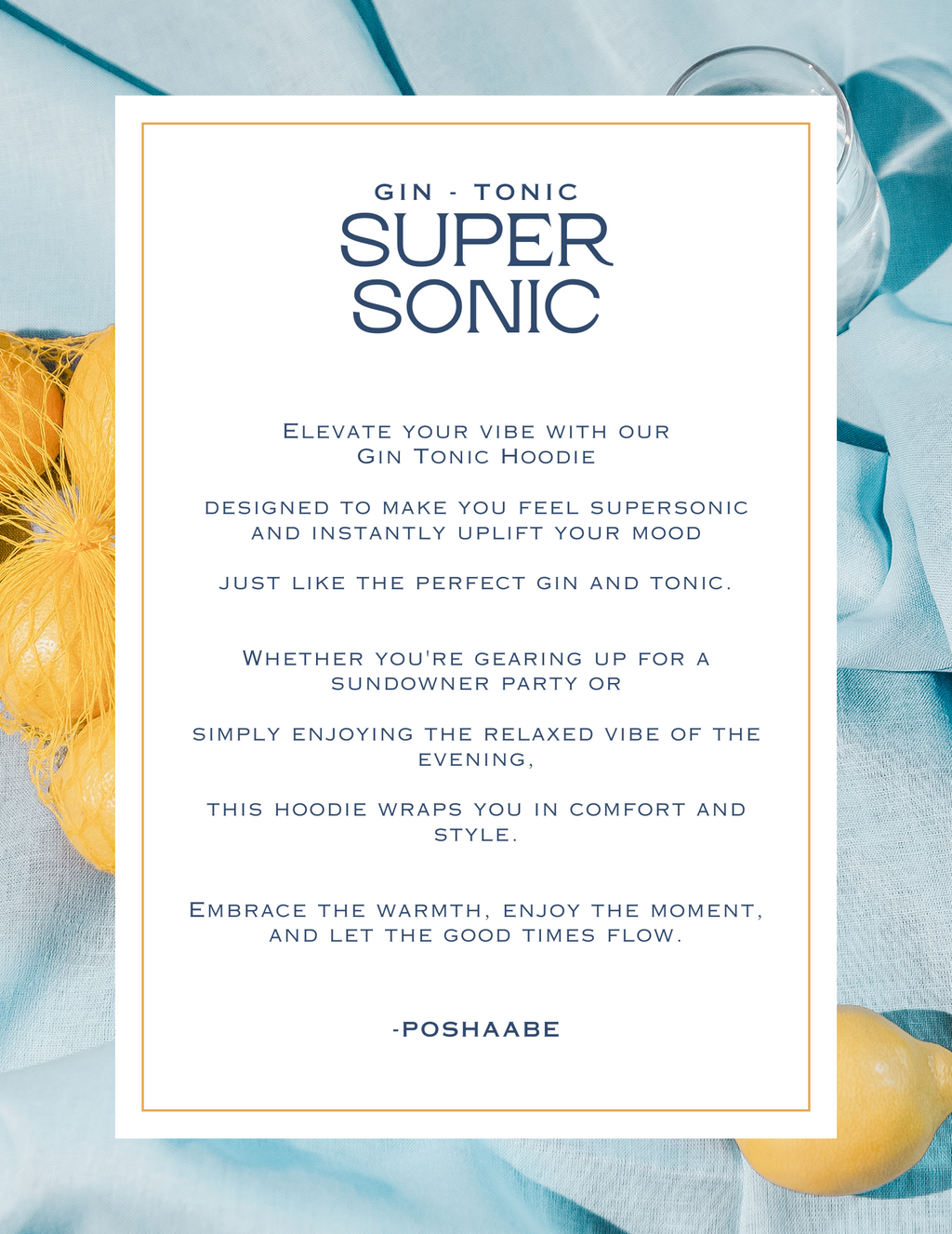 Gin Tonic Supersonic