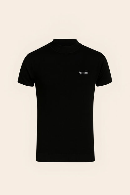 Coal Black T-Neck
